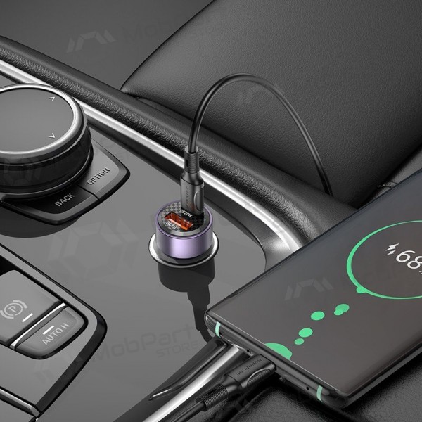 Nabíječka automobilinis Borofone BZ20 PD20W+QC3.0 38W černá
