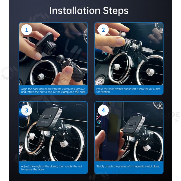 Držák telefonu do auta Choetech H042 černá