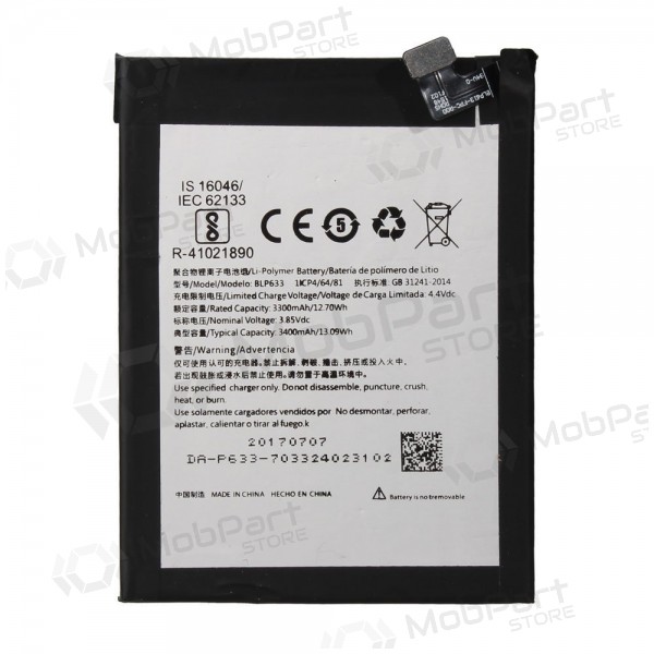 OnePlus 3T (BLP633) baterie / akumulátor (3400mAh)
