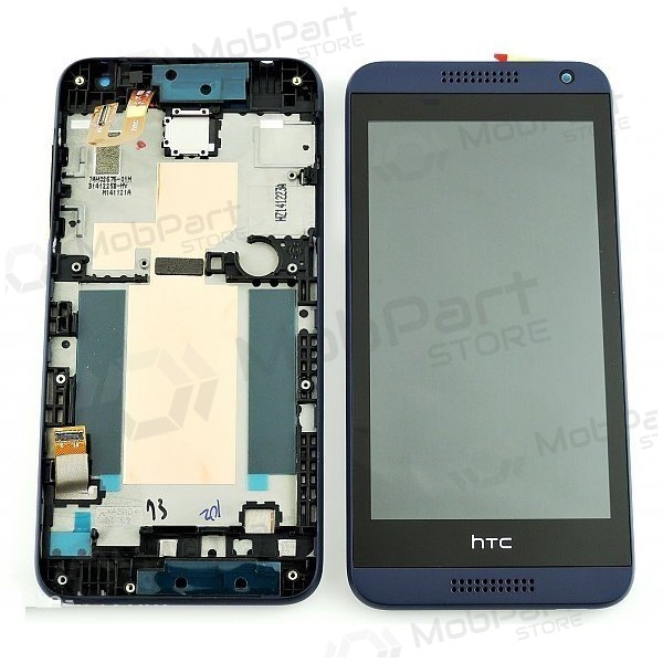 HTC Desire 610 displej (modrý) (s rámem) (service pack) (originál)