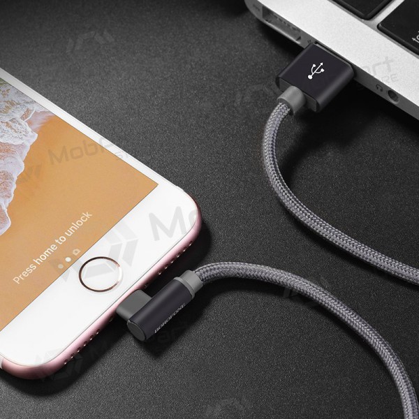 USB kabel Borofone BX26 Lightning 1.0m (šedá)