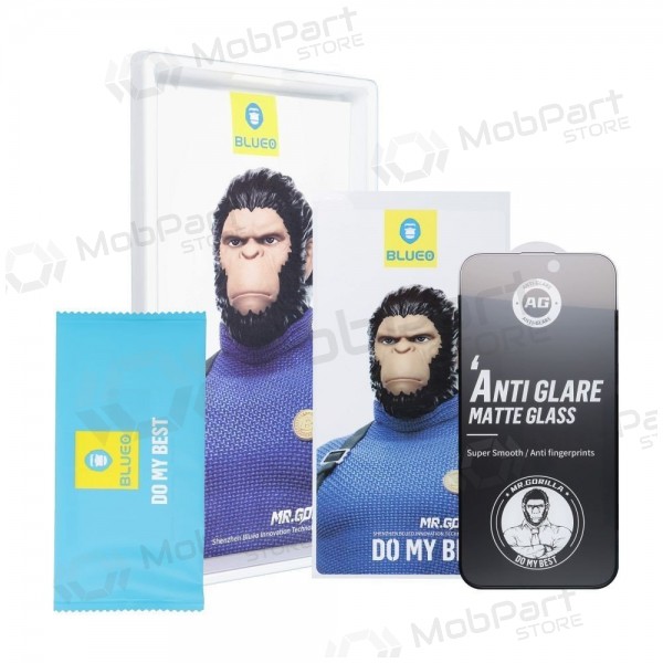 Apple iPhone 18 Pro ochranné sklo - 5D Mr. Monkey Glass (Strong Matte)