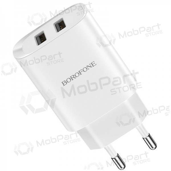 Nabíječka Borofone BN2 2xUSB 2.1A (bílý)