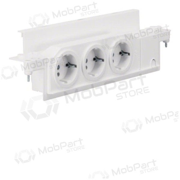 Kištukinis lizdas Hager VZ00UP (3 v., pasukamas, pro VOLTA skydams)