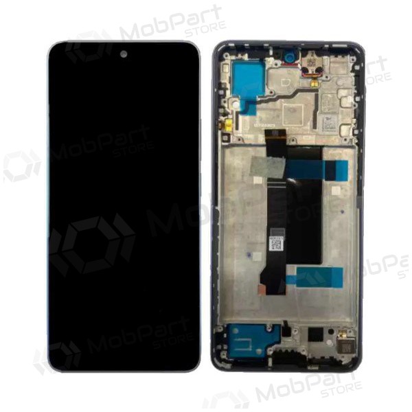 Xiaomi Redmi Note 13 Pro 5G displej (compatible with Poco X6 5G) (purpurinis) (s rámem) (originál)