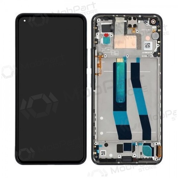 Xiaomi Mi 11 Lite 4G / Mi 11 Lite 5G displej (černá) (s rámem) (service pack) (originál)