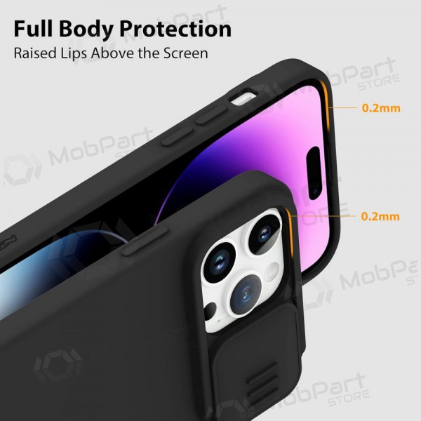 Obal Apple iPhone 14 „Nillkin Silicone“ (černý)