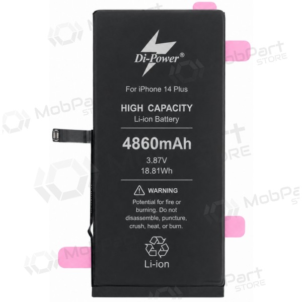 Baterie Apple iPhone 14 Plus, akumulátor Di-Power 4860 mAh (zvýšená kapacita)