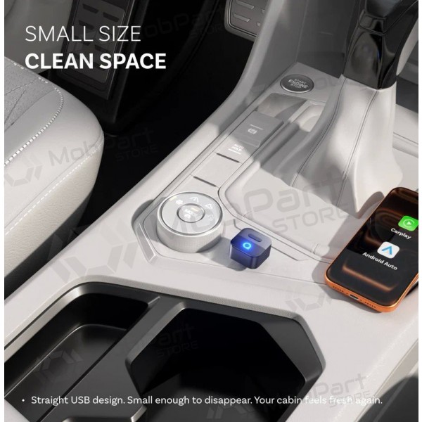 Bezdrátový adaptér CarPlay / Android Auto Ottocast Mini Pico CA525-T černý