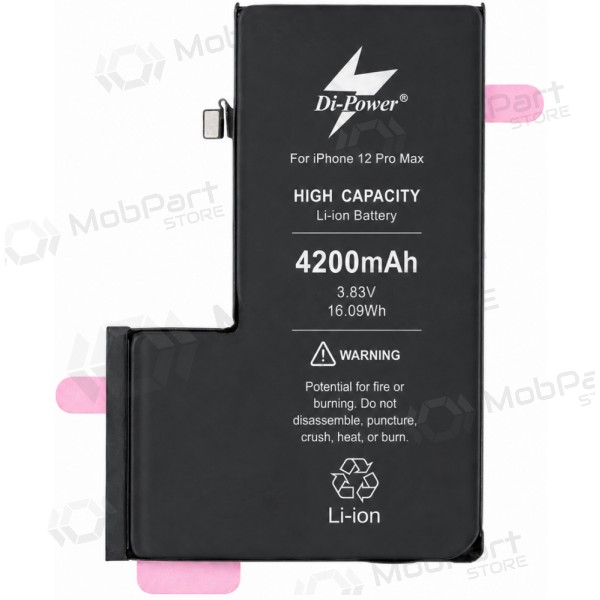 Baterie Apple iPhone 12 Pro Max, akumulátor Di-Power 4200 mAh (zvýšená kapacita)