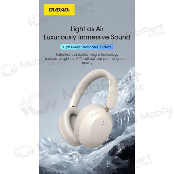 Bezdrátová sluchátka s mikrofonem Dudao X22Max Bluetooth černá