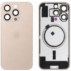Zadní kryt Apple iPhone 16 Pro (zlatý) (Premium)
