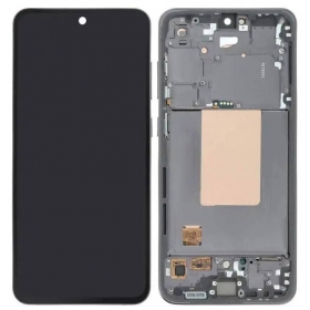 Displej Samsung Galaxy S24 FE (grafit) (s rámečkem) (Premium)