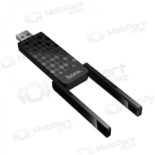 USB Wi-Fi adaptér Hoco HI34 USB 3.0 Wi-Fi 6 černý