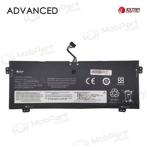 Lenovo L16C4PB1, L16M4PB1, 7100mAh baterie do notebooku, Advanced