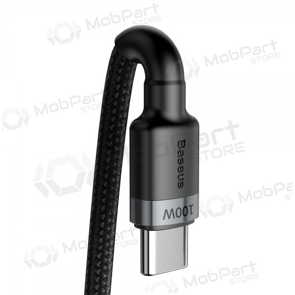 USB-C kabel Baseus Cafule CATKLF-ALG1 USB-C na USB-C 2 m 100 W černý