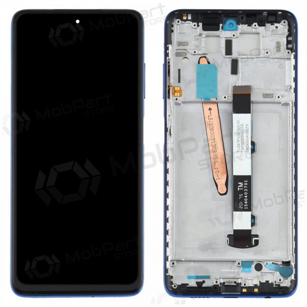 Xiaomi Poco X3 / X3 NFC displej (modrý) (s rámem) (service pack) (originál)