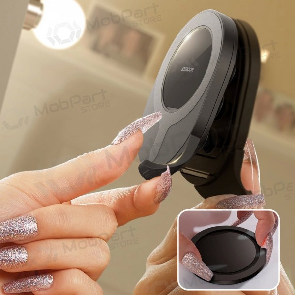 Magnetinis telefono laikiklis su siurbtukais Joyroom JR-ZS418 černá