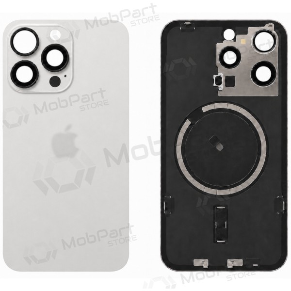 Zadní kryt Apple iPhone 15 Pro Max (bílý) (Premium)