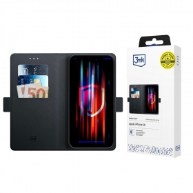 Xiaomi 17T obal - 3mk Wallet Case - černý