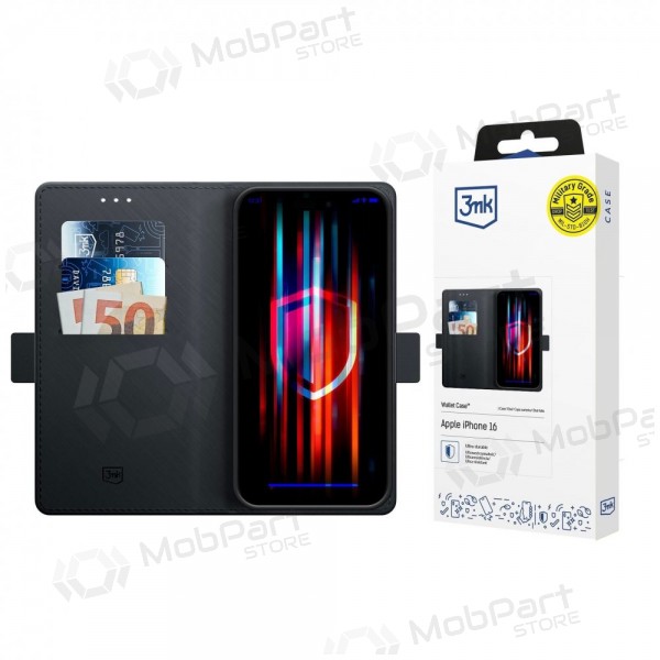 Xiaomi 17T obal - 3mk Wallet Case - černý
