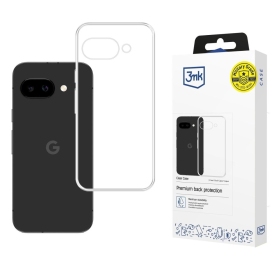 Google Pixel 10a obal - 3MK Clear Case (průhledný)