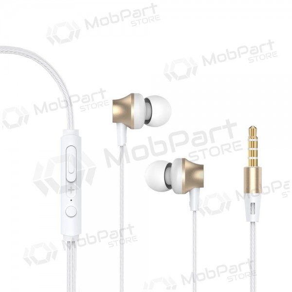 Handsfree Devia Metal In-ear 3,5mm (zlatý)