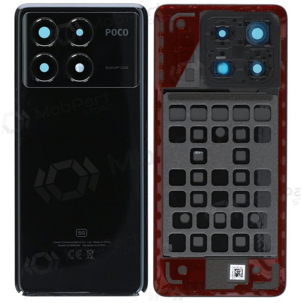 Xiaomi POCO X6 Pro 5G zadní obal (černý) (originální)