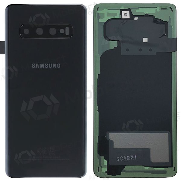 Samsung G973 Galaxy S10 zadní kryt baterie černá (Prism Black) (použitý grade B, originál)