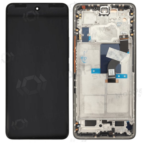 Displej pro Xiaomi 12 Lite 5G (černý) (s rámečkem) (originální)