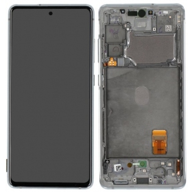 Samsung Galaxy S20 FE displej (Cloud Navy) (s rámem) (originál)