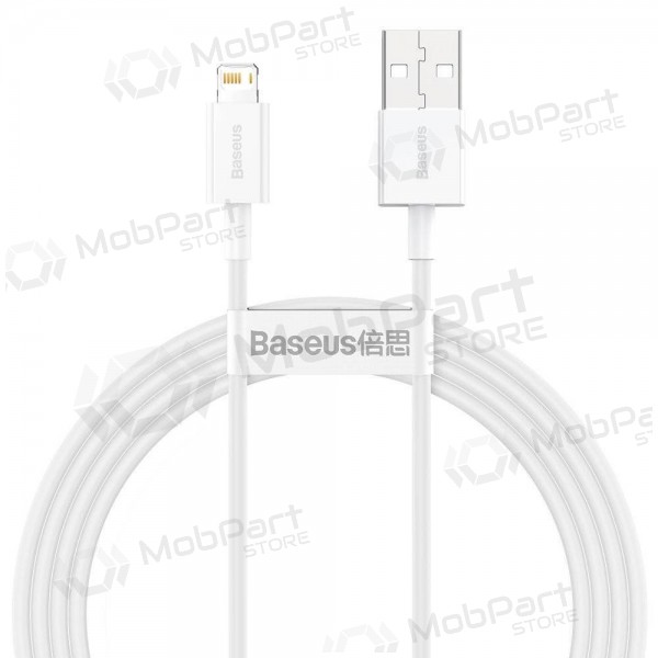 USB kabel Baseus Superior Lightning 2.4A 1.5m (bílý) CALYS-B02