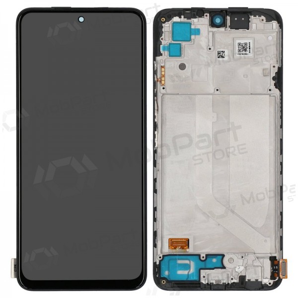 Xiaomi Redmi Note 10 / Redmi Note 10S / Poco M5s displej (černá) (s rámem) (OLED)