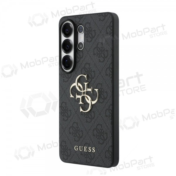 Obal na Samsung Galaxy S26 Ultra - Guess PU 4G Metal Logo (šedý)