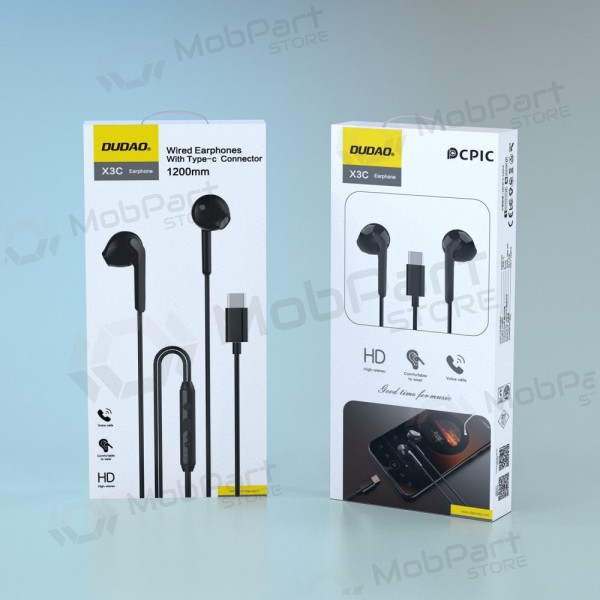 USB-C sluchátka Dudao X3C černá