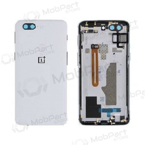 OnePlus 5T zadní kryt baterie (bílý) (použitý grade B, originál)