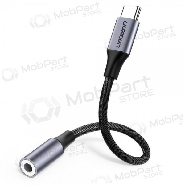 Audio adaptér Ugreen AV161 USB-C na 3.5 mm šedý