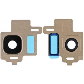 Samsung Galaxy S8 sklo kamery (s rámem) (zlatý)