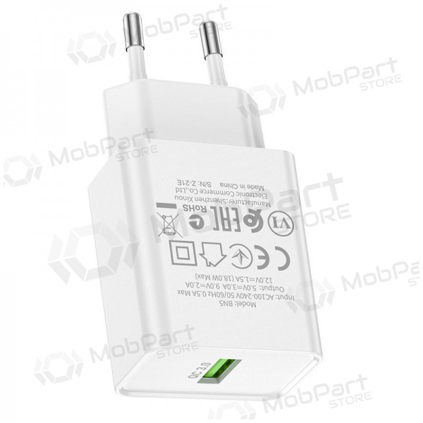 Nabíječka Borofone BN5 QC 3.0 18W (bílý)