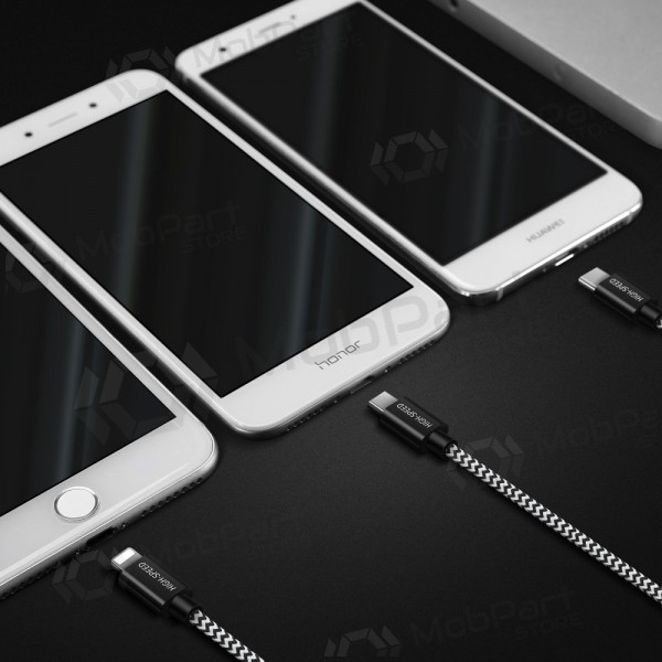 USB kabel Dux Ducis K-ONE 3in1 microUSB-Lightning-Type-C FastCharging 1.2m