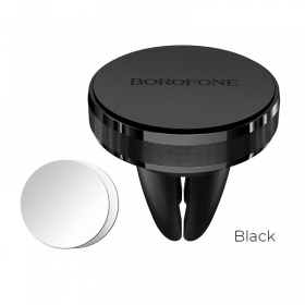 Automobilinis Univerzální telefono laikiklis Borofone BH8, mounted on the dashboard, magnetic, černá