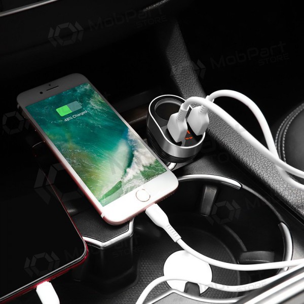Nabíječka automobilinis Hoco Z29 x 2 USB (3.1A) (černá)