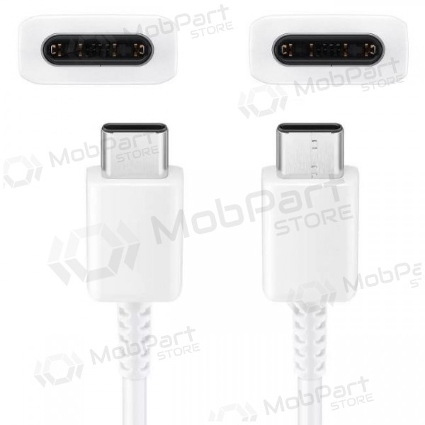 USB kabel originál Samsung EP-DA705BWE 25W 3A Type-C-Type-C 1.0m bílý