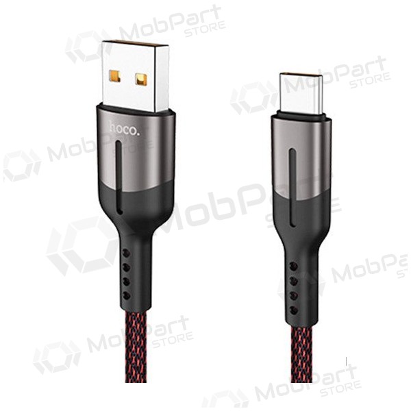 USB kabel HOCO U68 microUSB 4A 1.2m (černá)