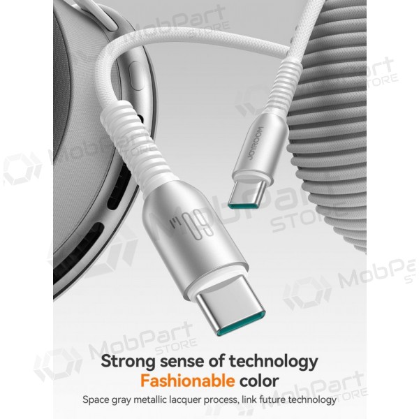 USB kabel Joyroom S-A51 USB-C to USB-C 60W 1.2m šedá