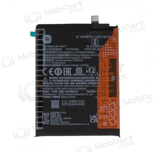 Baterie, akumulátor Xiaomi Poco F3, Mi 11i, Redmi K40 (BM4Y) (originální)