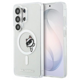 Samsung Galaxy S26 Ultra obal - Karl Lagerfeld IML Choupette Peekaboo Logo Magnetic (průhledný)