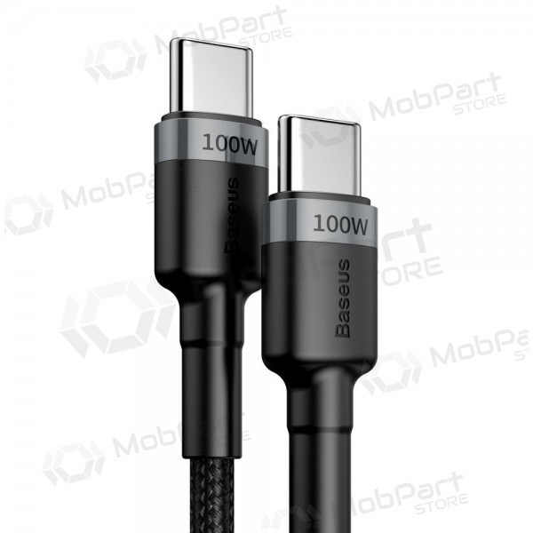 USB-C kabel Baseus Cafule CATKLF-ALG1 USB-C na USB-C 2 m 100 W černý
