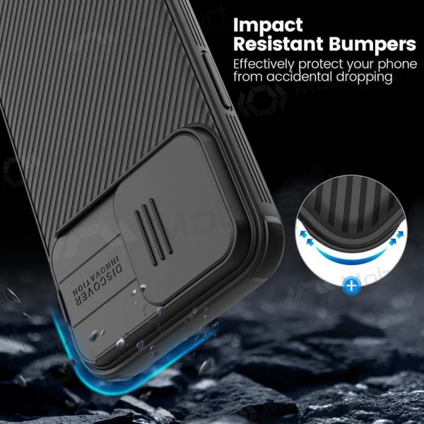 Apple iPhone 15 pouzdro „Nillkin CamShield Pro“ (černá)