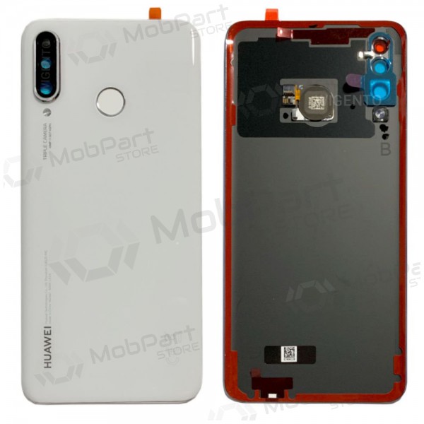 Huawei P30 Lite / P30 Lite New Edition 2020 48MP zadní kryt baterie bílý (Pearl White) (použitý grade A, originál)